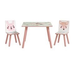 Mesa para Niños MDF, Pino ZONEKIZ 60x60