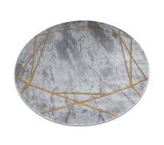 Alfombra EMERALD exclusivo 1022 circulo - glamour 160x160