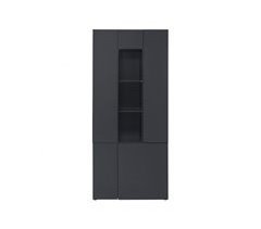 Vitrina 4 puertas CACHÉ color negro