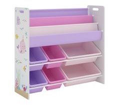 Estantería Infantil Rødøy con cajas - Motivo de océano
