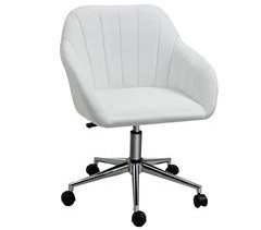 Silla de Oficina Espuma, Metal, Plástico y Cuero PU Vinsetto