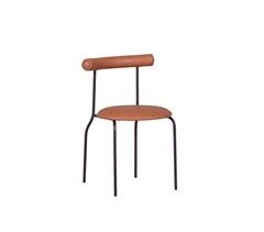 Silla de comedor estilo industrial tapizada en polipiel - Elbow