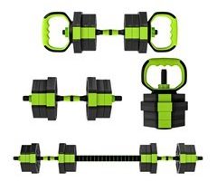 Juego de Mancuernas Plástico, Arena SPORTNOW