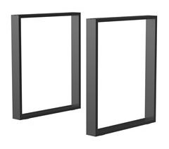 Patas para Mesa Acero HOMCOM, hogar - muebles de comedor 60x8