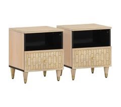 Soluna Home - Mesitas De Noche Ingebrigt 2 piezas 40