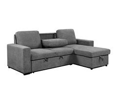 Sofa Cama Chaise Longue Luke 234cm Gris Oscuro