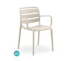 Pack de 4 sillones polipropileno