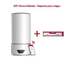 Termo eléctrico, Ariston, Lydos Hybrid Wifi 80L+Soporte de pared