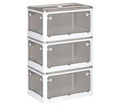 Set de 3 cajas de almacenamiento plegable