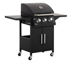Barbacoa de Gas Acero al Carbono Outsunny