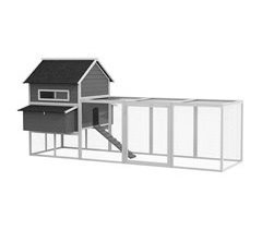 Gallinero de Exterior Madera de Abeto PawHut