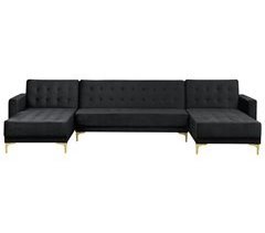 Beliani Sofá cama Terciopelo ABERDEEN