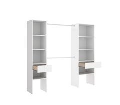 Vestidor Suit  columnas +  cajones