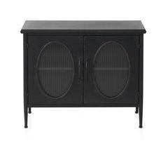 Cómoda con estructura de metal