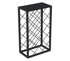 Estantería de vino Amasia metal [en.casa]