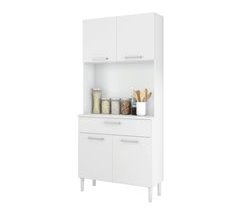 Armario Alacena de Cocina con Cajón y Puertas abatibles