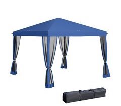 Carpa Plegable Acero, Tela Oxford Outsunny
