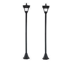 Farolas Solares Plástico Outsunny