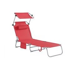 TUMBONA PLEGABLE CON RESPALDO RECLINABLE