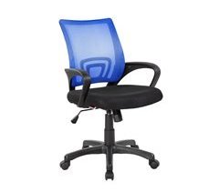 Silla de oficina de malla con reposabrazos Dgell
