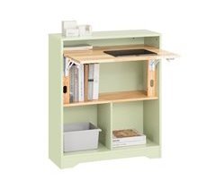 Mesa Plegable para Computadora con 3 Estantes FWT104-GR SoBuy ES