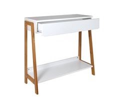 Consola 1 cajón con estante