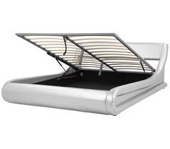 Beliani Cama con somier Piel sintética AVIGNON 205x221