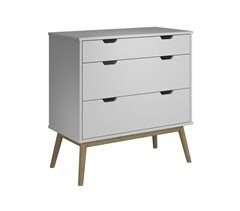 Cómoda 3 cajones VITA 80 cm blanco