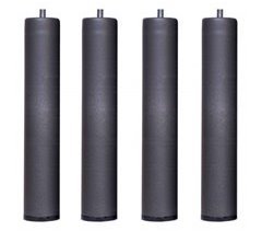 Pack 4 Patas Metálicas con Abrazadera para Somier
