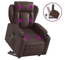 Sillón Reclinable De Masaje Elevable