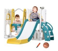 Columpio y Tobogán HDPE, PP AIYAPLAY