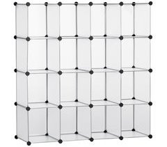 Armario Modular PP, Acero HOMCOM