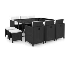 Set comedor de jardín cojines