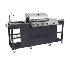 Cocina exterior TEXAS - 4+1 quemadores