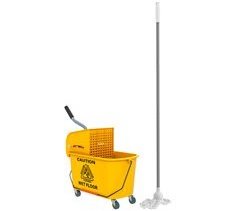 Cubo de Fregona PP HOMCOM, ferretería - lavandería y limpieza