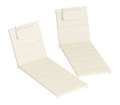 Cojines para Tumbonas Poliéster, Espuma Outsunny