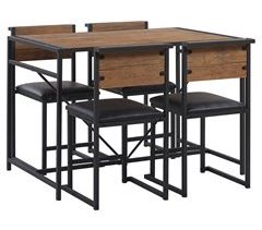 Beliani Conjunto de comedor BURTON