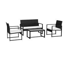 Conjunto de muebles de jardín MAJORQUE acero