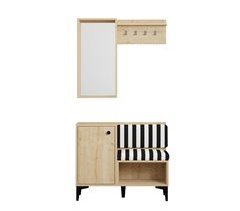 Mueble recibidor con zapatero FLAM