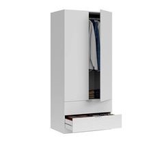 Armario Low Cost 2 puertas 2 cajones 81