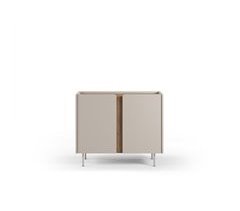 Mueble auxiliar LUCILE 2 puertas color crema