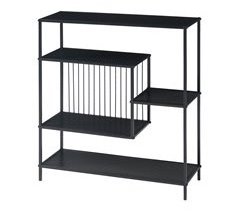 Consola Beesel de 4 niveles metal [en.casa]