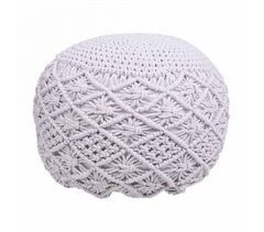 Puff de algodón trenzado