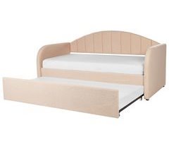 Beliani Cama con somier Bouclé EYBURIE 99x217