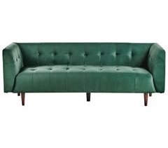 Beliani Sofá de 3 plazas Poliéster BYSKE