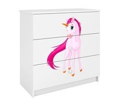 Cómoda 3 cajones Kocot Kids Babydream Unicornio