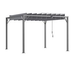 Pérgola Acero, Poliéster Outsunny