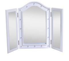 Espejo de Maquillaje con Luz LED MDF HOMCOM
