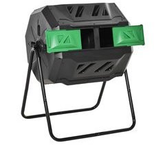 Compostador Acero, PP Outsunny