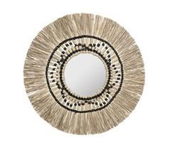 Espejo Decorativo "Isa" Con Tejido 78x78